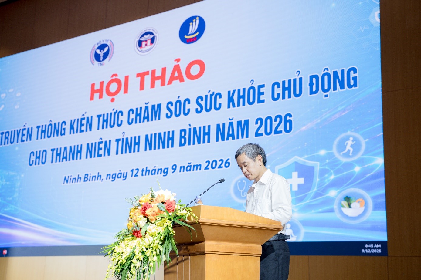 Trường Đại học Hoa Lư phối hợp tổ chức Hội thảo truyền thông kiến thức chăm sóc sức khoẻ chủ động cho thanh niên Ninh Bình