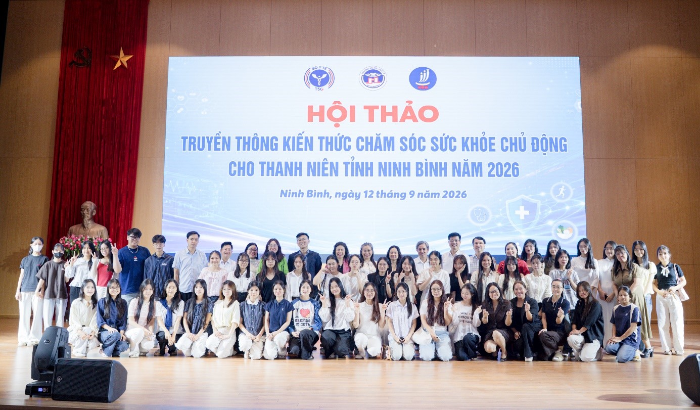 Trường Đại học Hoa Lư phối hợp tổ chức Hội thảo truyền thông kiến thức chăm sóc sức khoẻ chủ động cho thanh niên Ninh Bình
