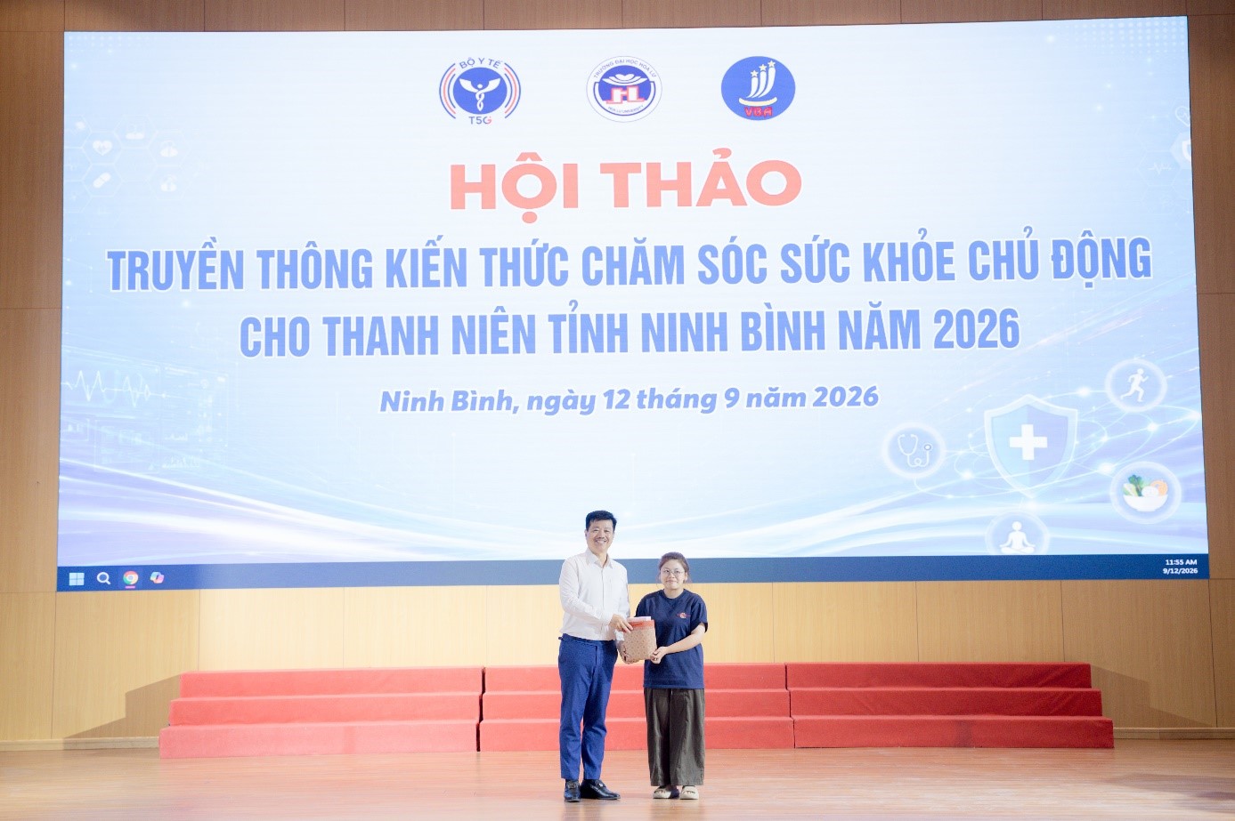 Trường Đại học Hoa Lư phối hợp tổ chức Hội thảo truyền thông kiến thức chăm sóc sức khoẻ chủ động cho thanh niên Ninh Bình