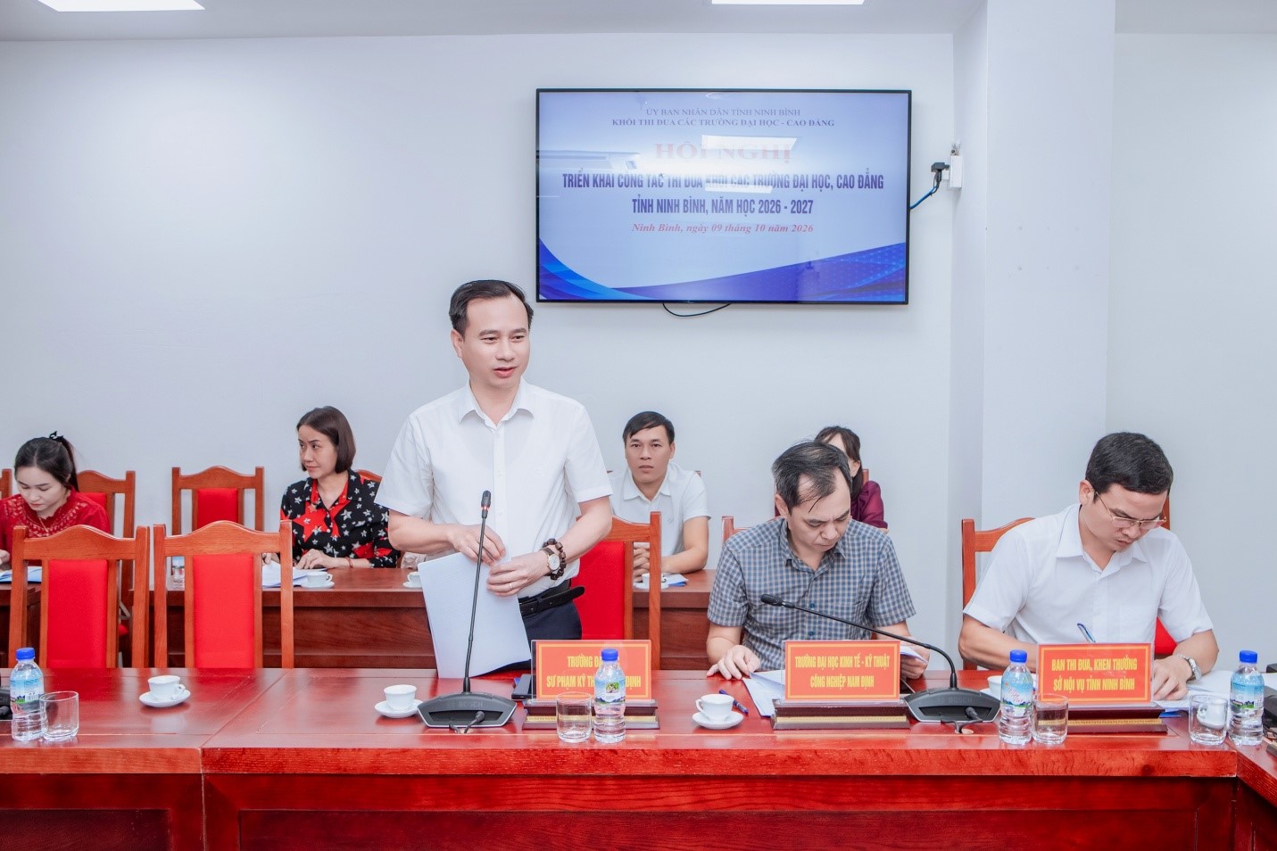 Trường Đại học Hoa Lư triển khai công tác thi đua khối các trường Đại học, Cao đẳng tỉnh Ninh Bình năm học 2026-2027