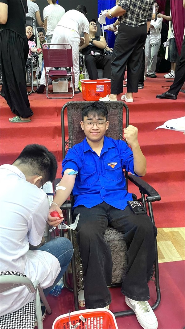 Đoàn viên, thanh niên Trường Đại học Hoa Lư tích cực tham gia hiến máu tình nguyện, lan tỏa tinh thần nhân ái