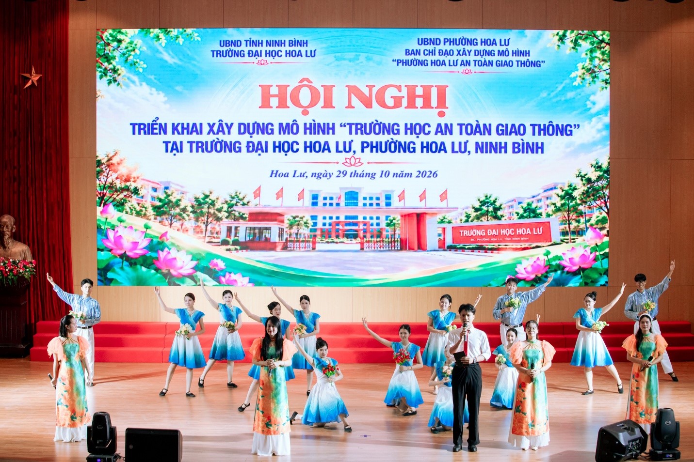 Hội nghị triển khai xây dựng mô hình “Trường học an toàn giao thông” tại Trường Đại học Hoa Lư